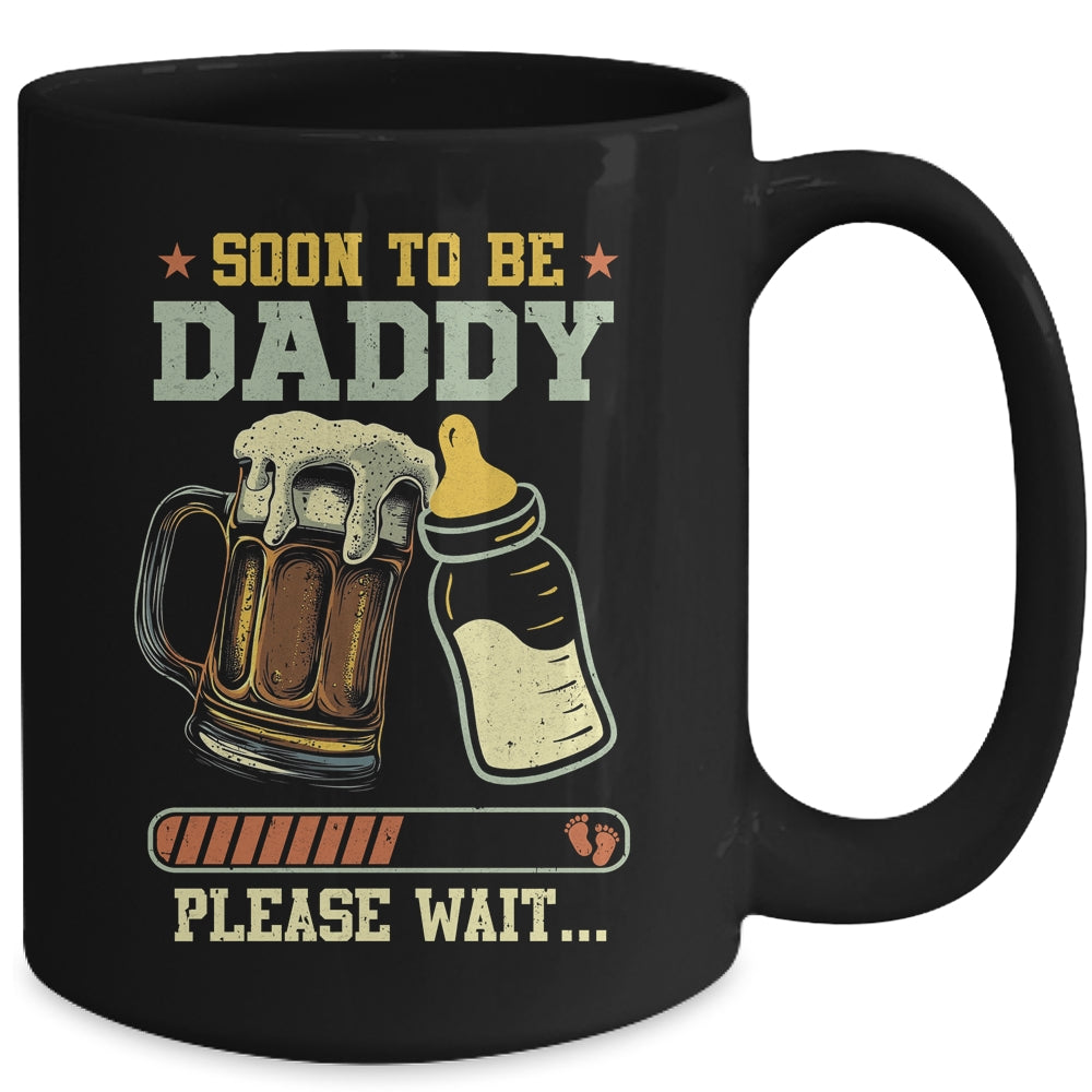 Soon To Be Daddy Est 2025 Pregnancy Announcement Loading Mug | teecentury