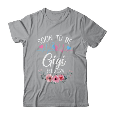 Soon To Be Gigi 2024 First Time Pregnancy Announcement Shirt & Tank Top | teecentury