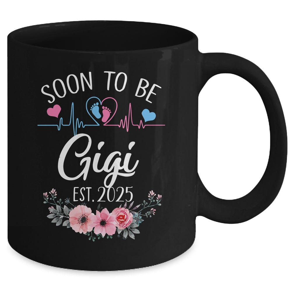 Soon To Be Gigi 2025 First Time Pregnancy Announcement Mug | teecentury