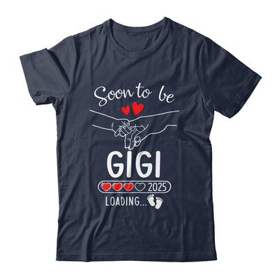Soon To Be Gigi 2025 Loading Pregnancy Announcement Gigi Shirt & Tank Top | teecentury
