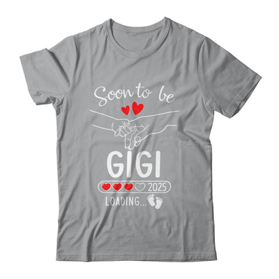 Soon To Be Gigi 2025 Loading Pregnancy Announcement Gigi Shirt & Tank Top | teecentury