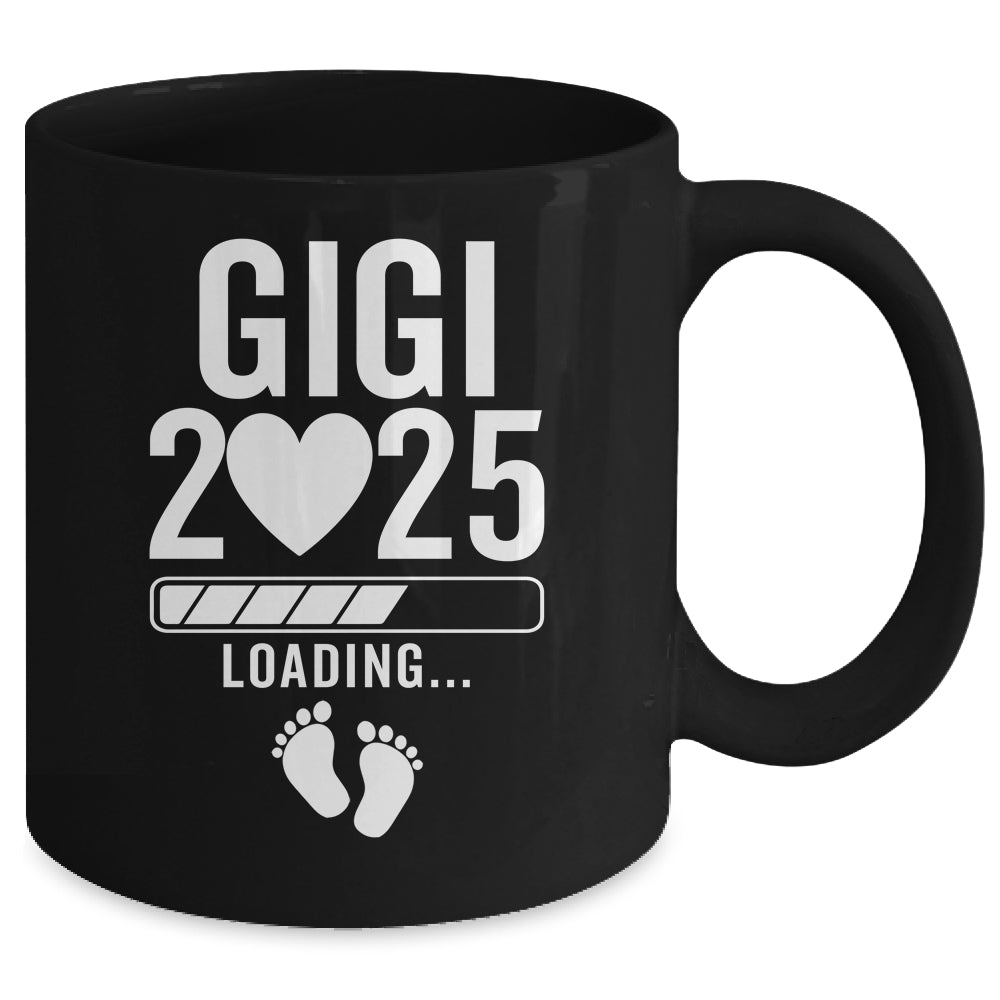 Soon To Be Gigi 2025 Pregnancy Announcement Loading Mug | teecentury