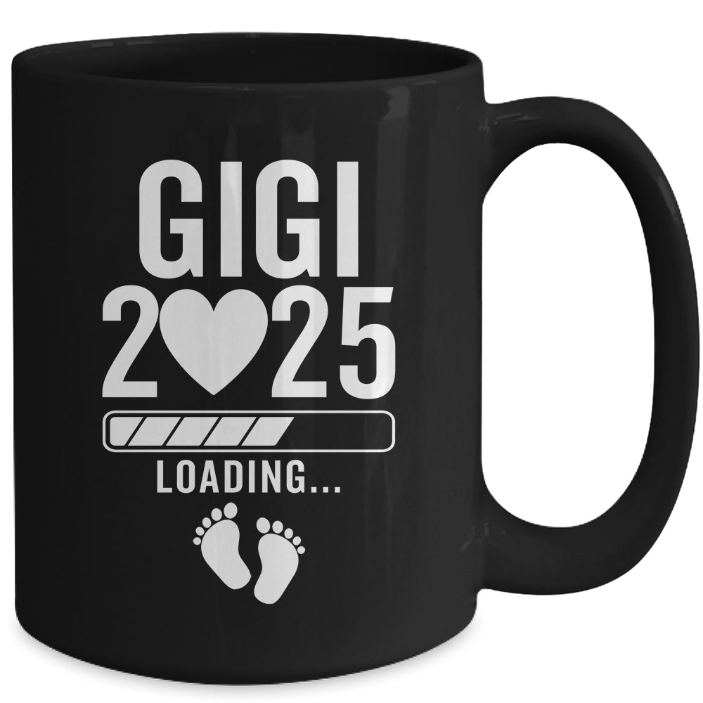 Soon To Be Gigi 2025 Pregnancy Announcement Loading Mug | teecentury