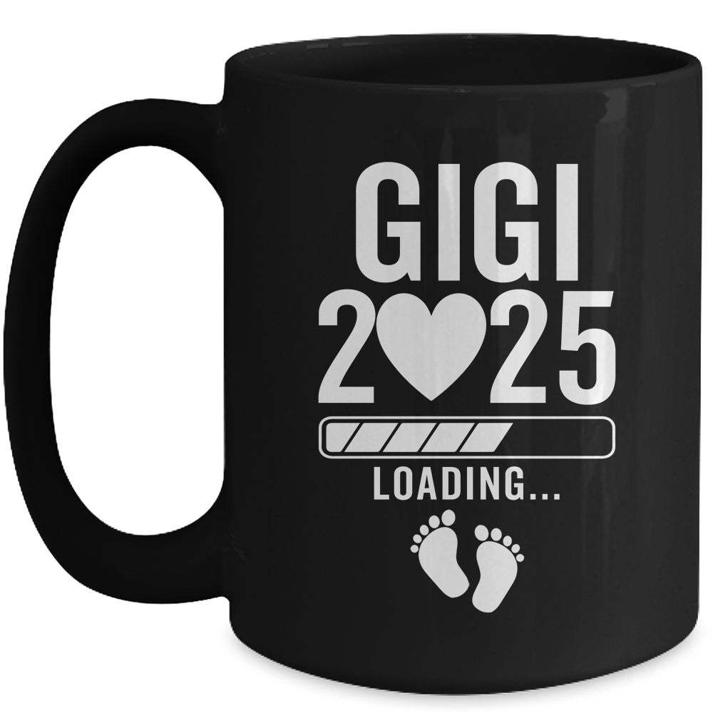 Soon To Be Gigi 2025 Pregnancy Announcement Loading Mug | teecentury