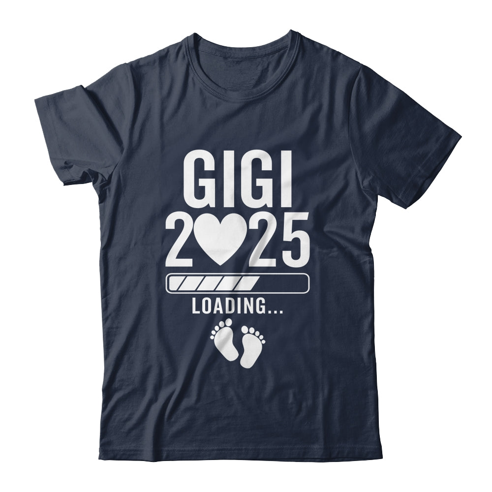 Soon To Be Gigi 2025 Pregnancy Announcement Loading Shirt & Tank Top | teecentury