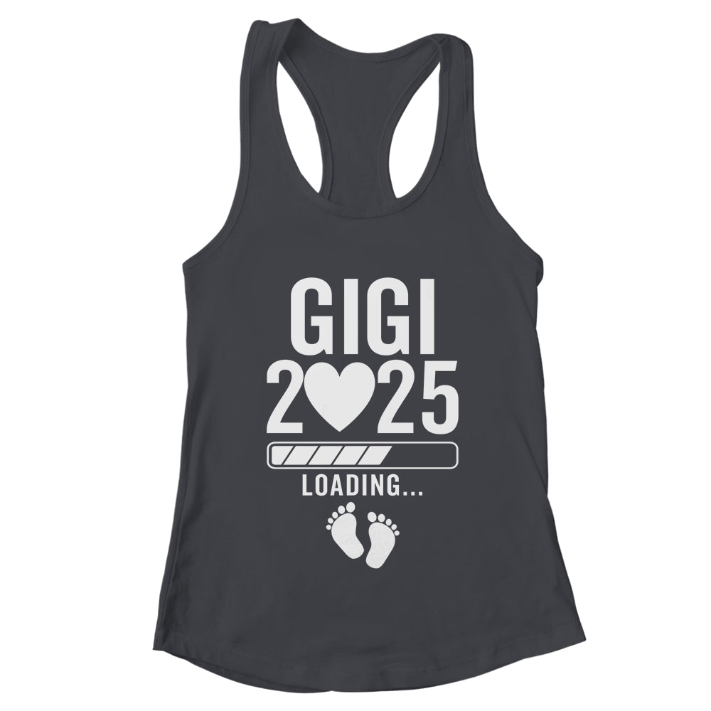 Soon To Be Gigi 2025 Pregnancy Announcement Loading Shirt & Tank Top | teecentury