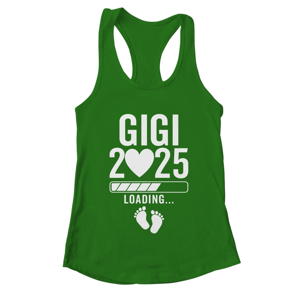 Soon To Be Gigi 2025 Pregnancy Announcement Loading Shirt & Tank Top | teecentury