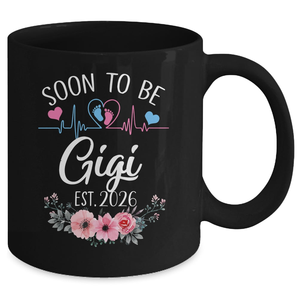 Soon To Be Gigi 2026 First Time Pregnancy Announcement Mug | teecentury