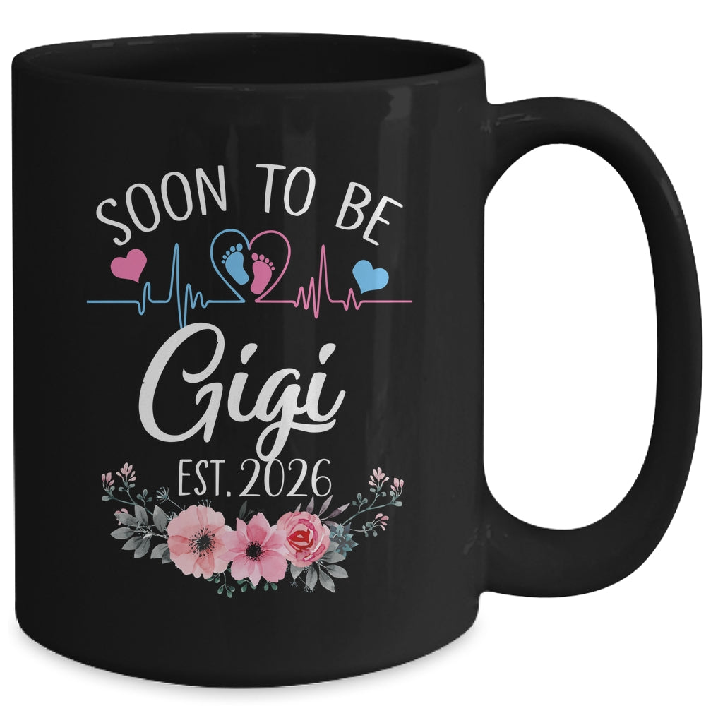 Soon To Be Gigi 2026 First Time Pregnancy Announcement Mug | teecentury