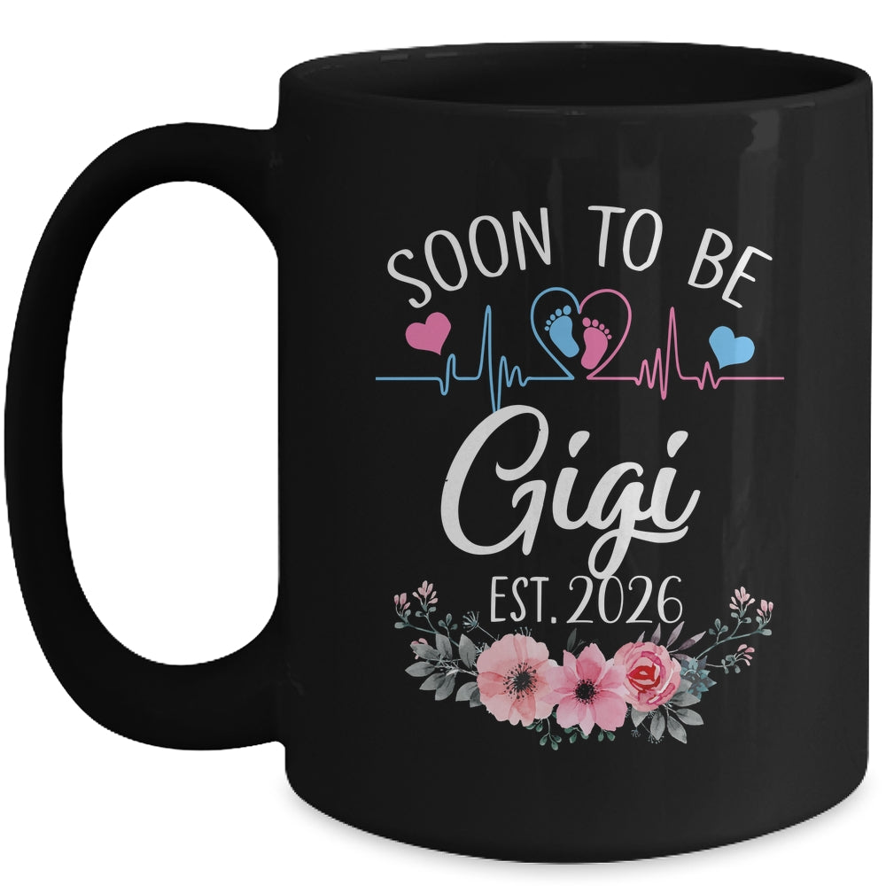 Soon To Be Gigi 2026 First Time Pregnancy Announcement Mug | teecentury
