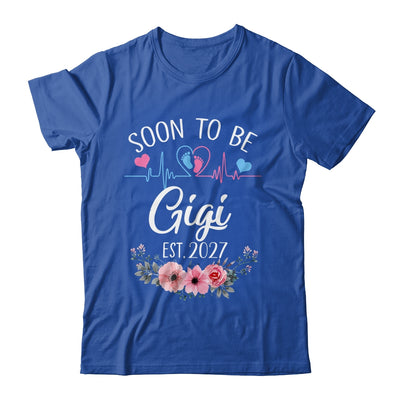 Soon To Be Gigi 2027 First Time Pregnancy Announcement Shirt & Tank Top | teecentury