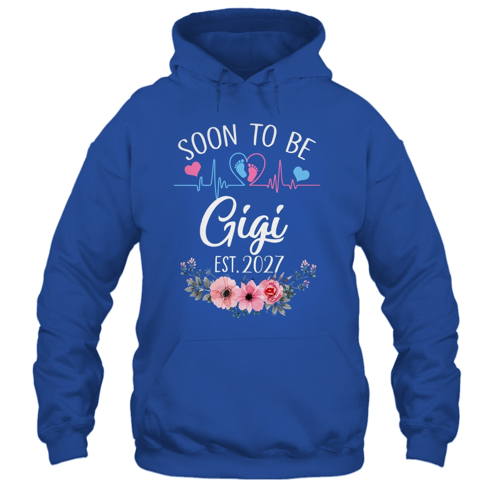 Soon To Be Gigi 2027 First Time Pregnancy Announcement Shirt & Tank Top | teecentury
