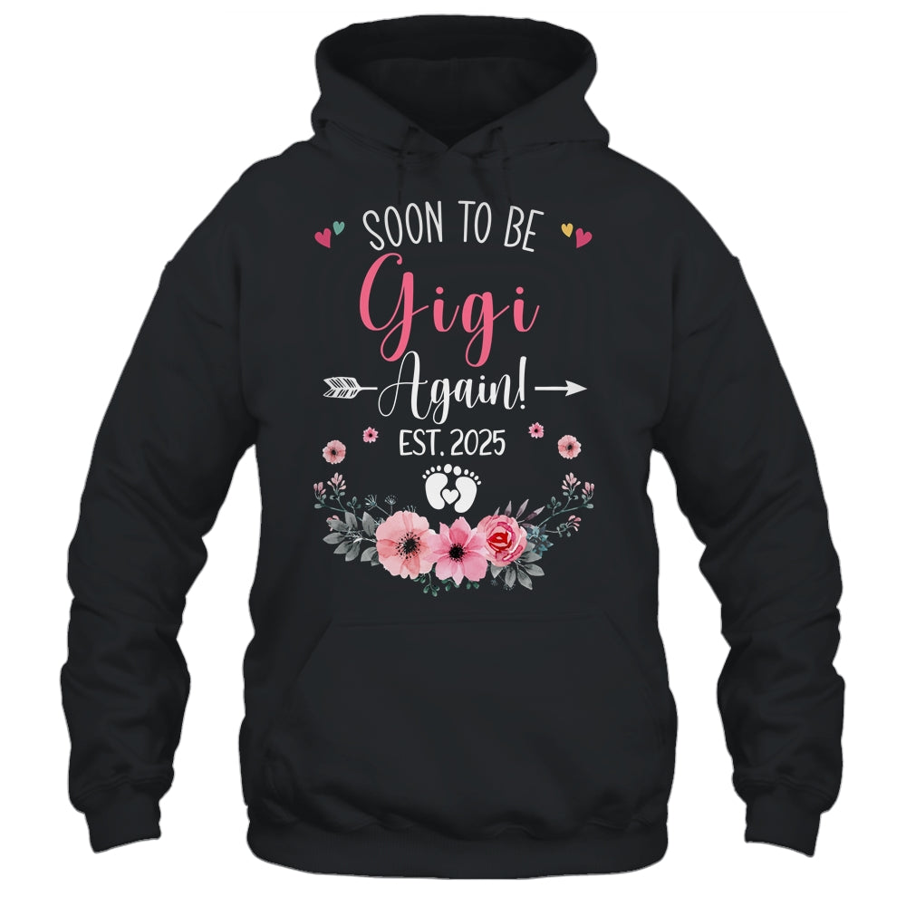 Soon To Be Gigi Again Est 2025 Mothers Day Shirt & Tank Top | teecentury