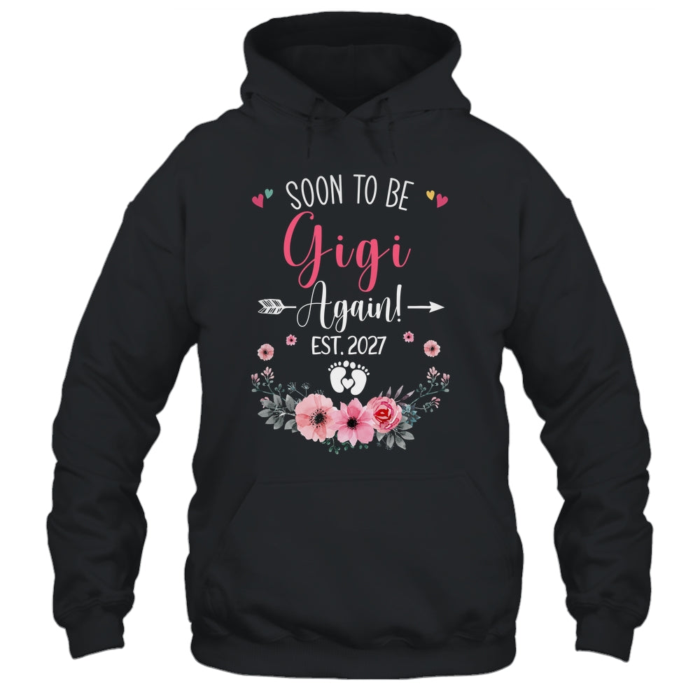 Soon To Be Gigi Again Est 2027 Mothers Day Shirt & Tank Top | teecentury