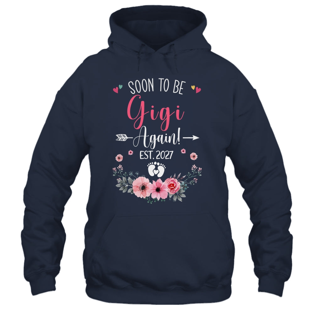 Soon To Be Gigi Again Est 2027 Mothers Day Shirt & Tank Top | teecentury