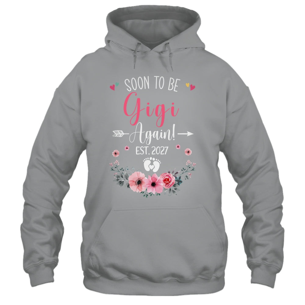 Soon To Be Gigi Again Est 2027 Mothers Day Shirt & Tank Top | teecentury