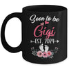 Soon To Be Gigi Est 2024 Mothers Day First Time Gigi Mug | teecentury