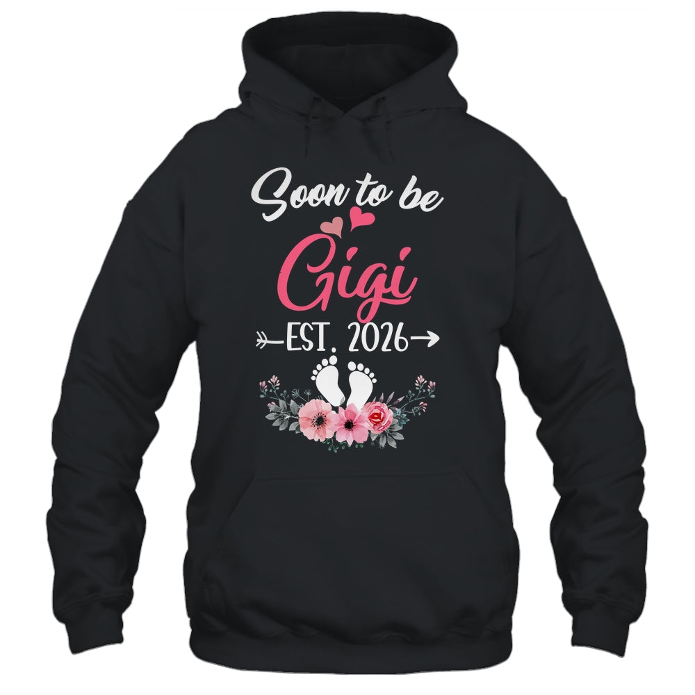 Soon To Be Gigi Est 2026 Mothers Day First Time Gigi Shirt & Tank Top | teecentury