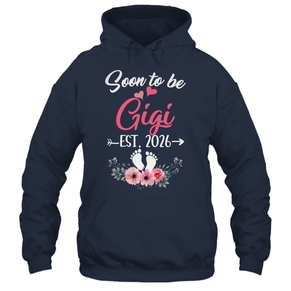 Soon To Be Gigi Est 2026 Mothers Day First Time Gigi Shirt & Tank Top | teecentury