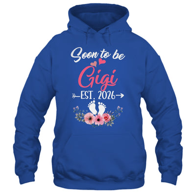 Soon To Be Gigi Est 2026 Mothers Day First Time Gigi Shirt & Tank Top | teecentury