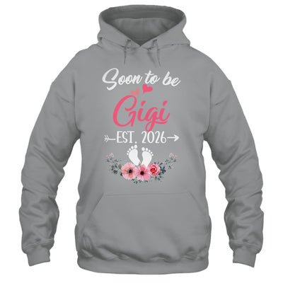 Soon To Be Gigi Est 2026 Mothers Day First Time Gigi Shirt & Tank Top | teecentury