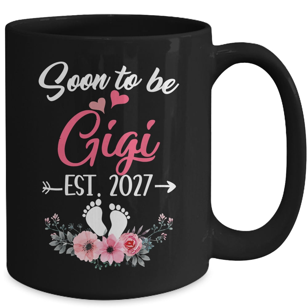 Soon To Be Gigi Est 2027 Mothers Day First Time Gigi Mug | teecentury