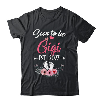 Soon To Be Gigi Est 2027 Mothers Day First Time Gigi Shirt & Tank Top | teecentury