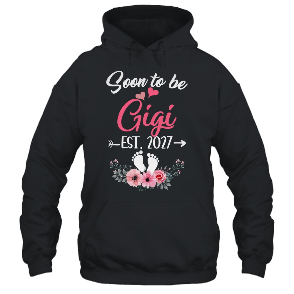 Soon To Be Gigi Est 2027 Mothers Day First Time Gigi Shirt & Tank Top | teecentury