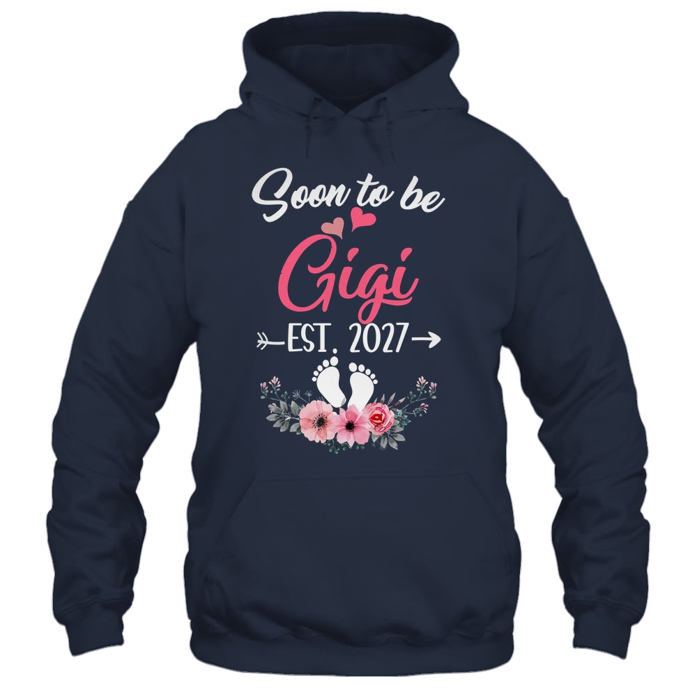 Soon To Be Gigi Est 2027 Mothers Day First Time Gigi Shirt & Tank Top | teecentury