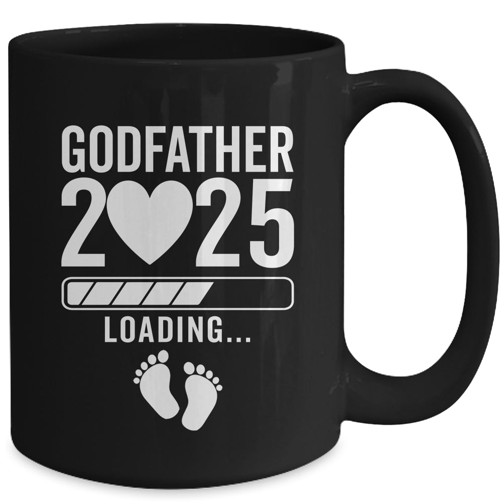 Soon To Be Godfather 2025 Pregnancy Announcement Loading Mug | teecentury
