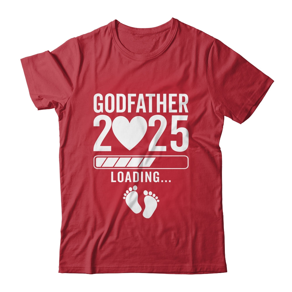Soon To Be Godfather 2025 Pregnancy Announcement Loading Shirt & Hoodie | teecentury
