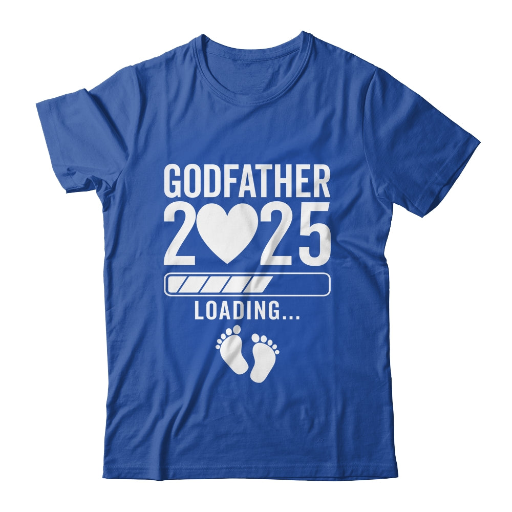Soon To Be Godfather 2025 Pregnancy Announcement Loading Shirt & Hoodie | teecentury