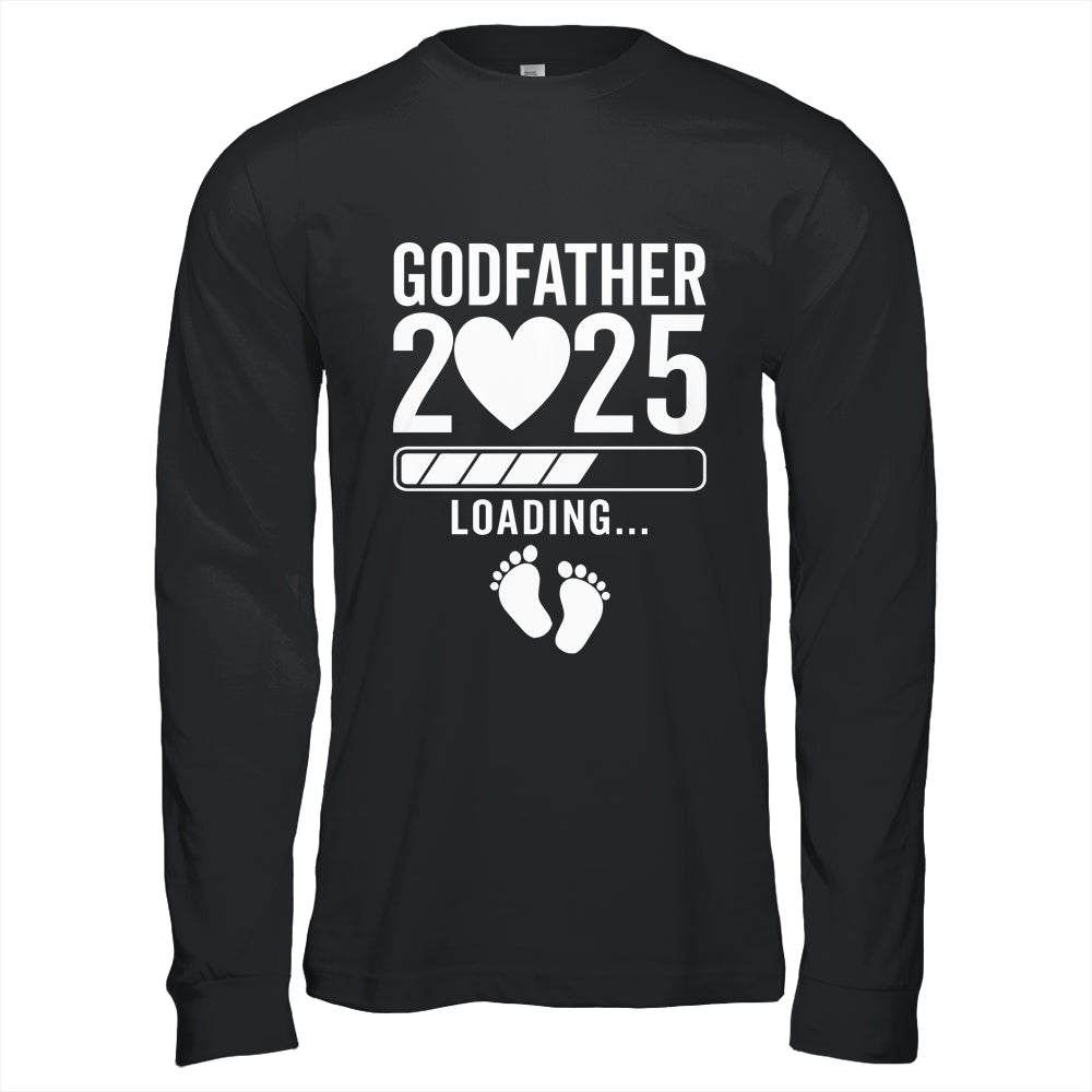 Soon To Be Godfather 2025 Pregnancy Announcement Loading Shirt & Hoodie | teecentury