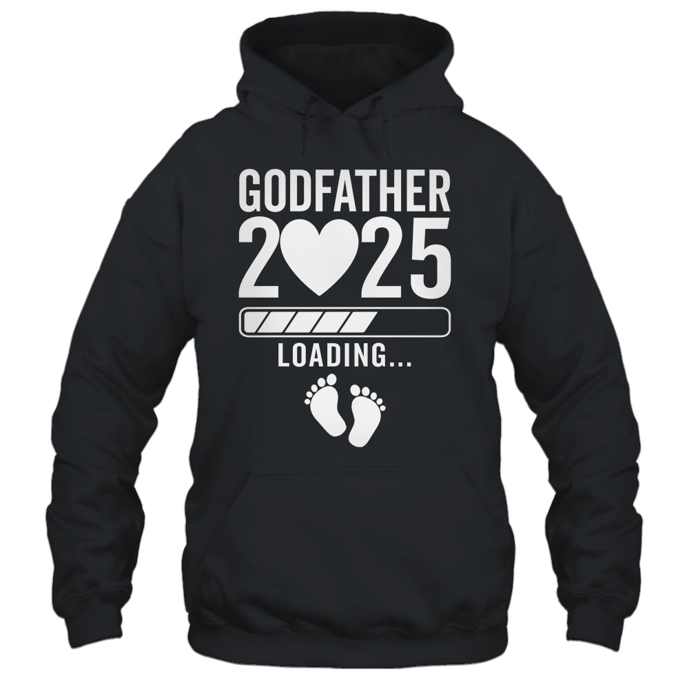 Soon To Be Godfather 2025 Pregnancy Announcement Loading Shirt & Hoodie | teecentury