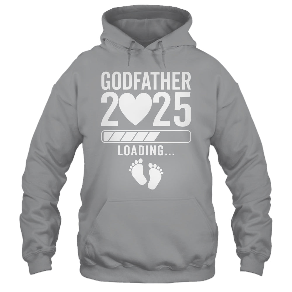 Soon To Be Godfather 2025 Pregnancy Announcement Loading Shirt & Hoodie | teecentury