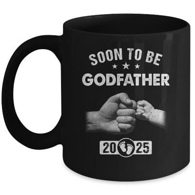 Soon To Be Godfather Est 2025 Fathers Day First Time New Mug | teecentury