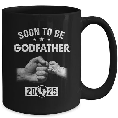 Soon To Be Godfather Est 2025 Fathers Day First Time New Mug | teecentury