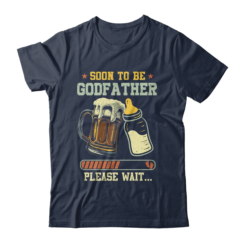 Soon To Be Godfather Est 2025 Pregnancy Announcement Loading Shirt & Hoodie | teecentury