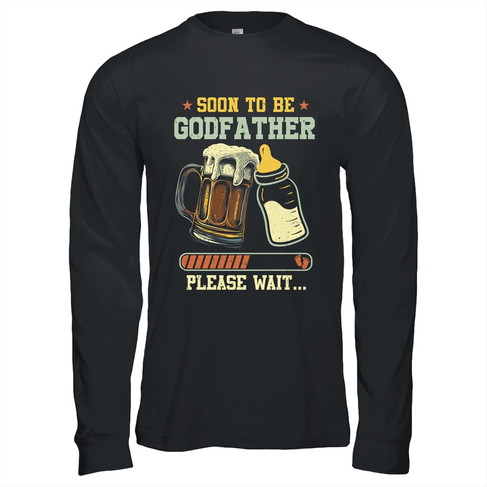 Soon To Be Godfather Est 2025 Pregnancy Announcement Loading Shirt & Hoodie | teecentury