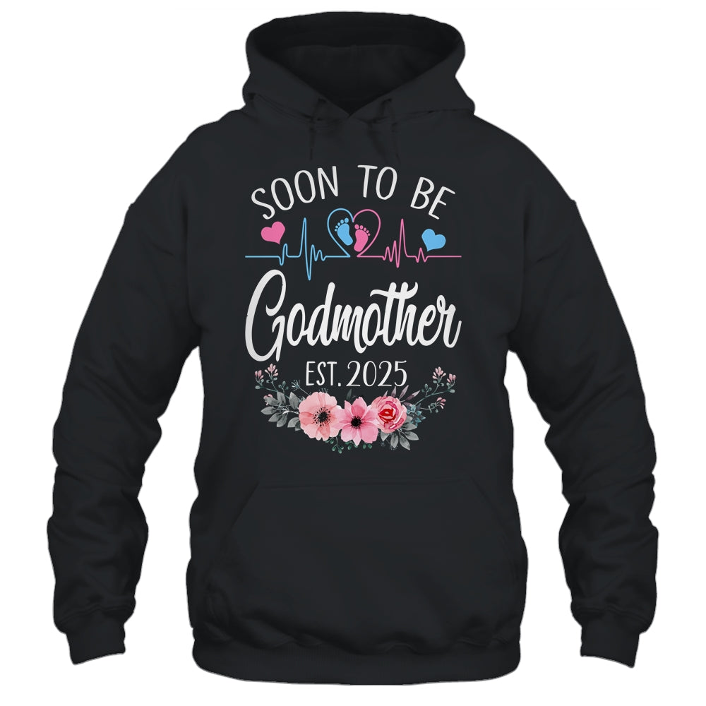 Soon To Be Godmother 2025 First Time Pregnancy Announcement Shirt & Tank Top | teecentury