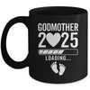 Soon To Be Godmother 2025 Pregnancy Announcement Loading Mug | teecentury