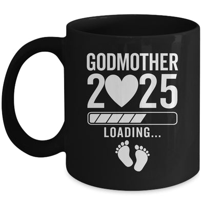 Soon To Be Godmother 2025 Pregnancy Announcement Loading Mug | teecentury