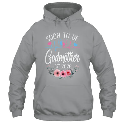 Soon To Be Godmother 2026 First Time Pregnancy Announcement Shirt & Tank Top | teecentury