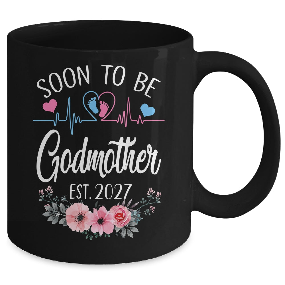 Soon To Be Godmother 2027 First Time Pregnancy Announcement Mug | teecentury