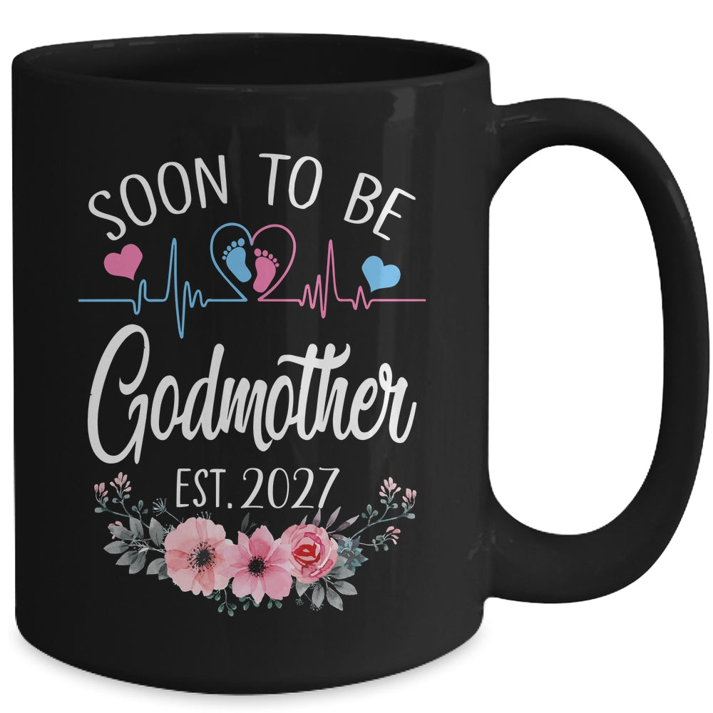 Soon To Be Godmother 2027 First Time Pregnancy Announcement Mug | teecentury