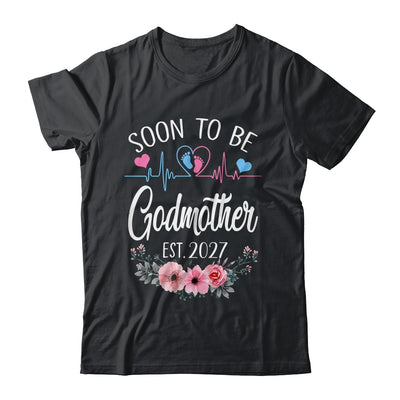 Soon To Be Godmother 2027 First Time Pregnancy Announcement Shirt & Tank Top | teecentury