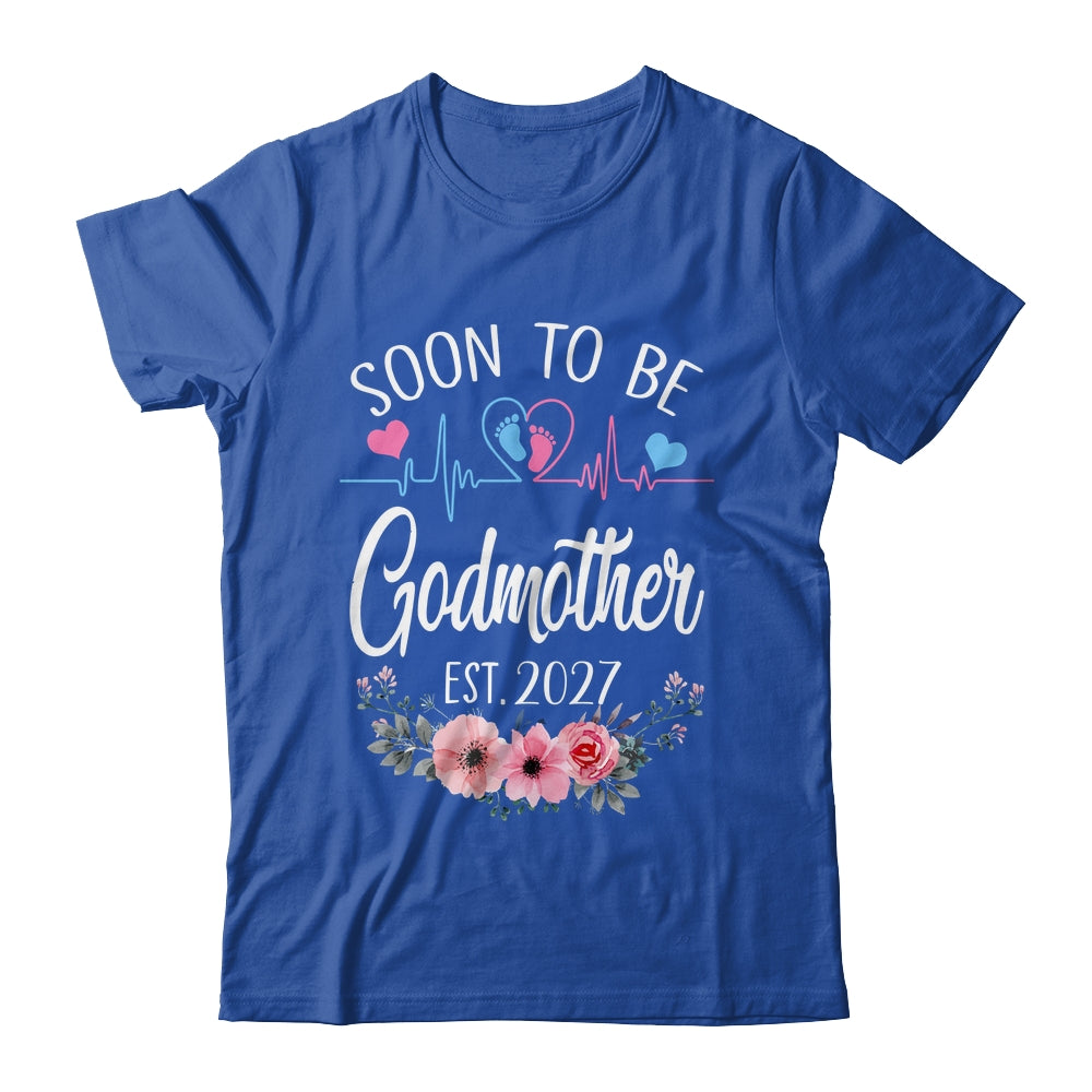 Soon To Be Godmother 2027 First Time Pregnancy Announcement Shirt & Tank Top | teecentury
