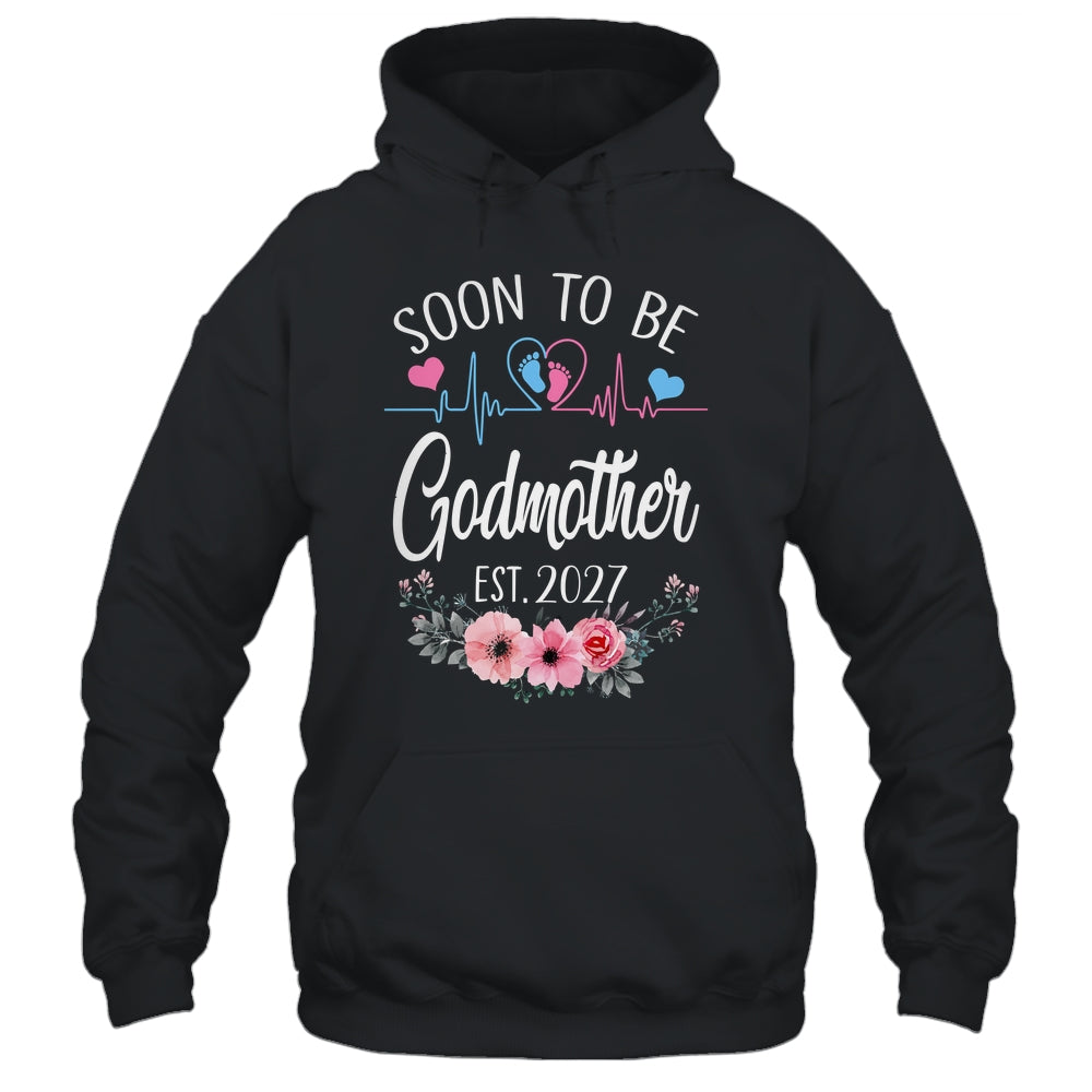 Soon To Be Godmother 2027 First Time Pregnancy Announcement Shirt & Tank Top | teecentury