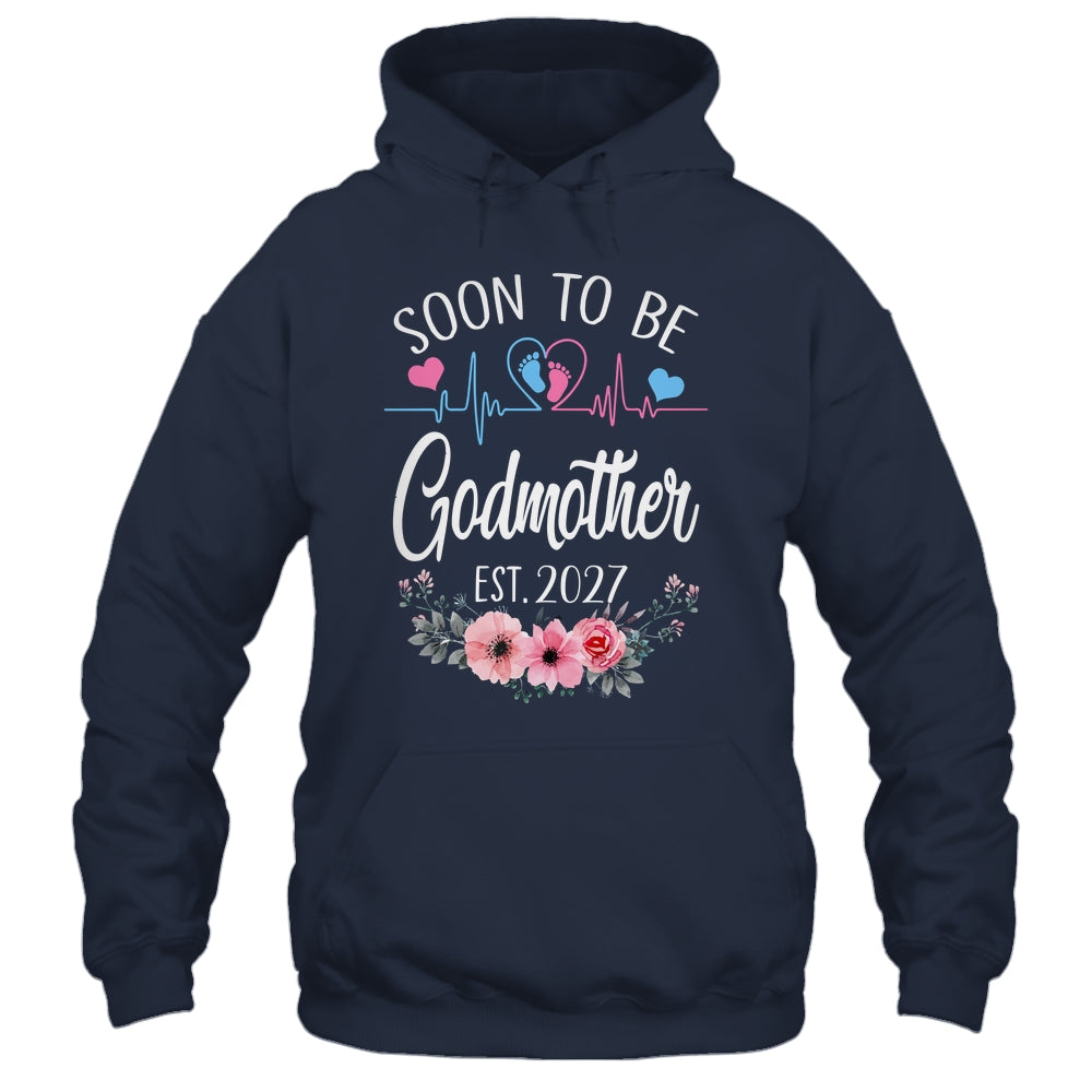 Soon To Be Godmother 2027 First Time Pregnancy Announcement Shirt & Tank Top | teecentury