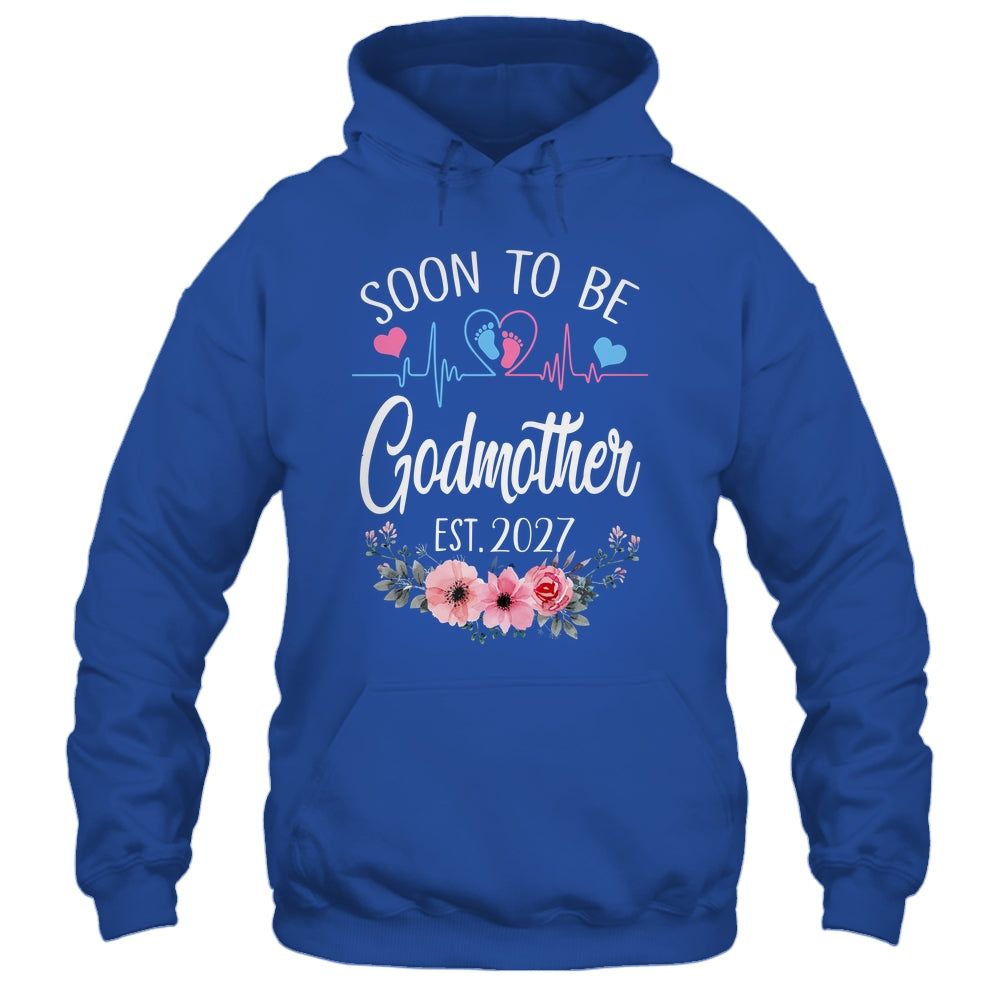 Soon To Be Godmother 2027 First Time Pregnancy Announcement Shirt & Tank Top | teecentury